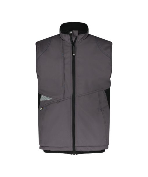 Dassy Fusion antracit szürke-fekete softshell mellény
