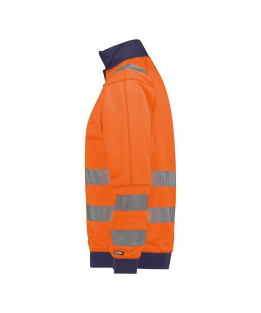 Dassy Denver fluo narancs-sötétkék jól láthatósági pulóver - Image 3