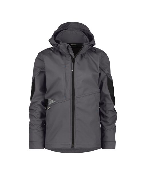 Dassy Gravity antracit szürke-fekete női softshell kabát