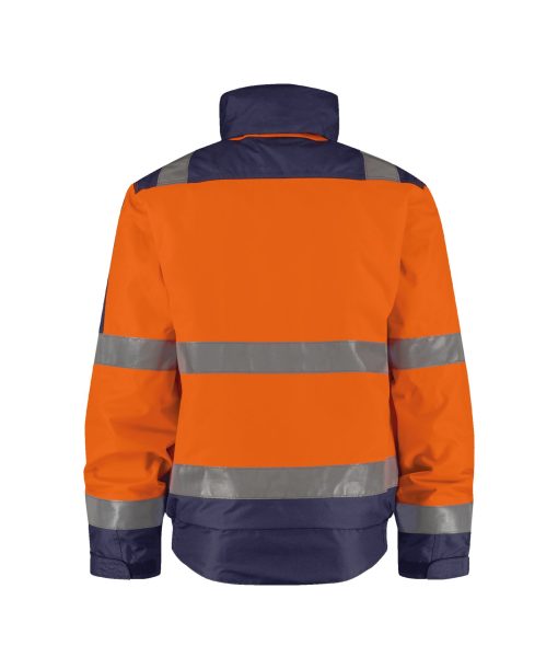 Dassy Lima fluo narancs-sötétkék jól láthatósági téli kabát - Image 2