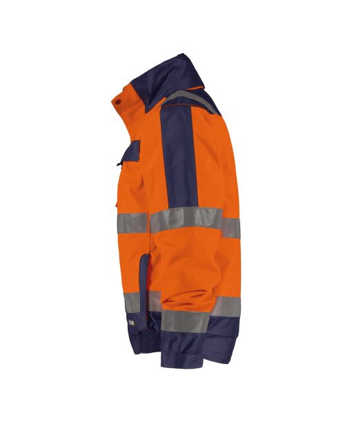 Dassy Lima fluo narancs-sötétkék jól láthatósági téli kabát - Image 3