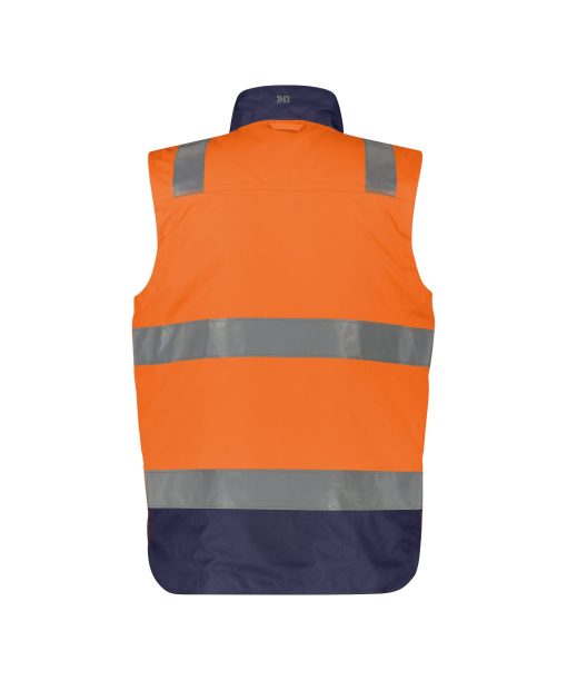 Dassy Bilbao fluo narancs-sötétkék jól láthatósági mellény - Image 2