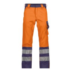 Dassy Lancaster fluo narancs-sötétkék jól láthatósági derekas munkanadrág