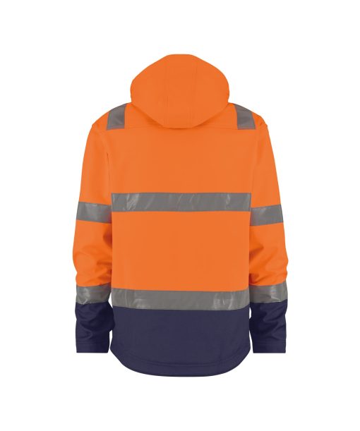 Dassy Malaga fluo narancs-sötétkék jól láthatósági téli kabát - Image 2