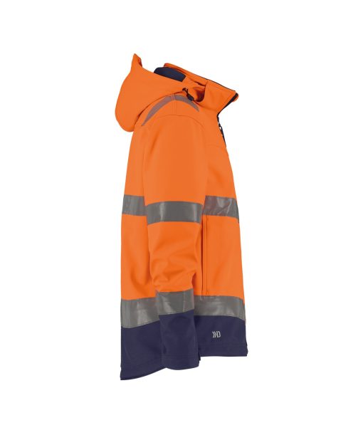 Dassy Malaga fluo narancs-sötétkék jól láthatósági téli kabát - Image 3