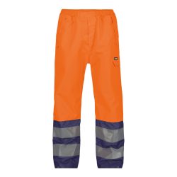 Dassy Sola fluo narancs-sötétkék jól láthatósági esőnadrág