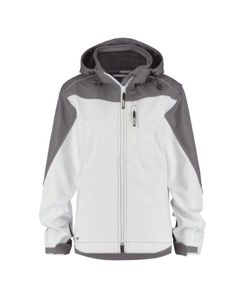 Dassy Jakarta fehér-szürke női softshell kabát