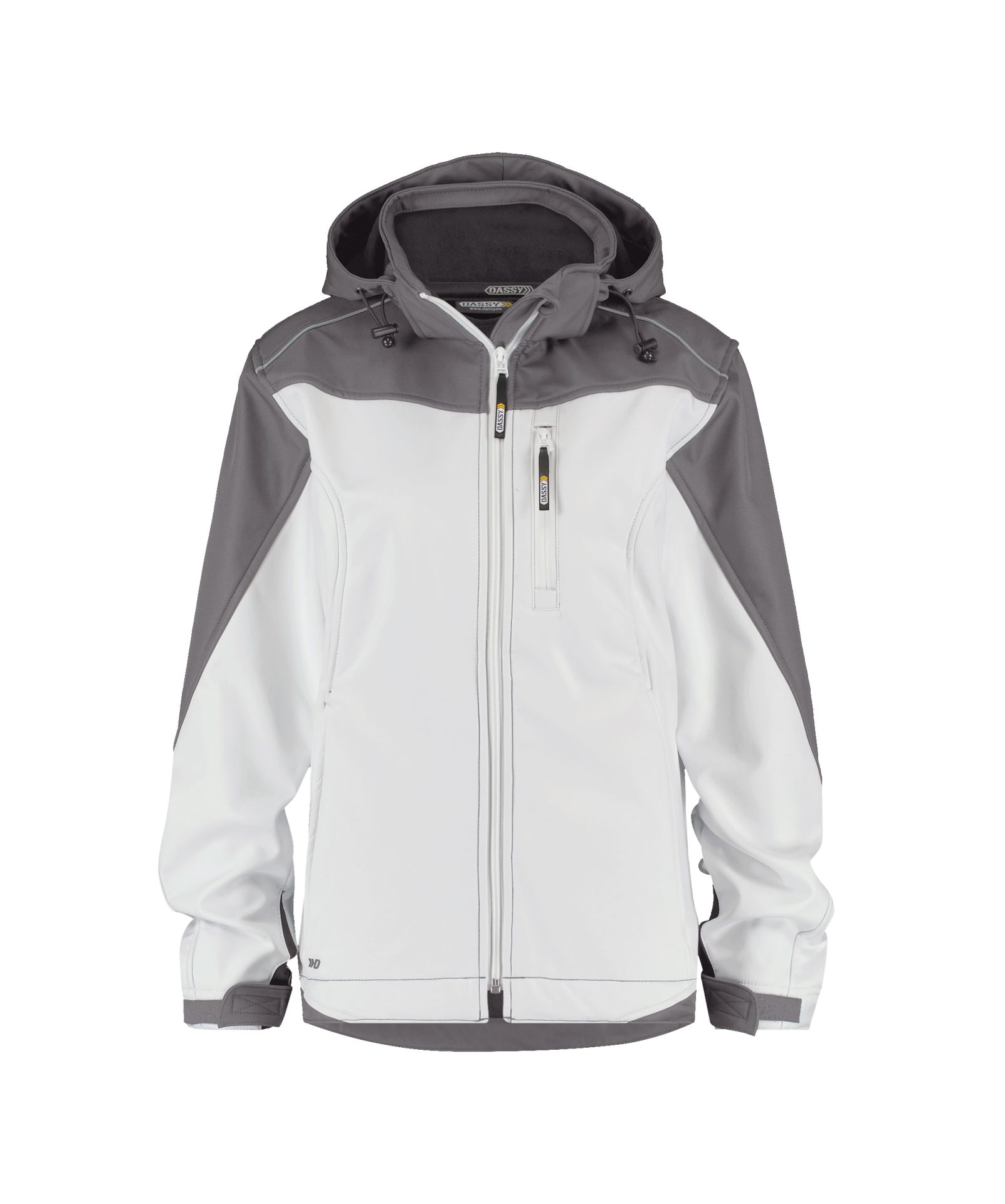 Dassy Jakarta fehér-szürke női softshell kabát