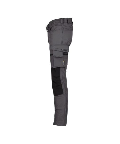 Dassy Impax Stretch Superflex antracit szürke-fekete derekas munkanadrág - Image 3