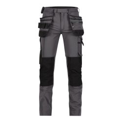 Dassy Matrix Stretch Superflex antracit szürke-fekete derekas munkanadrág
