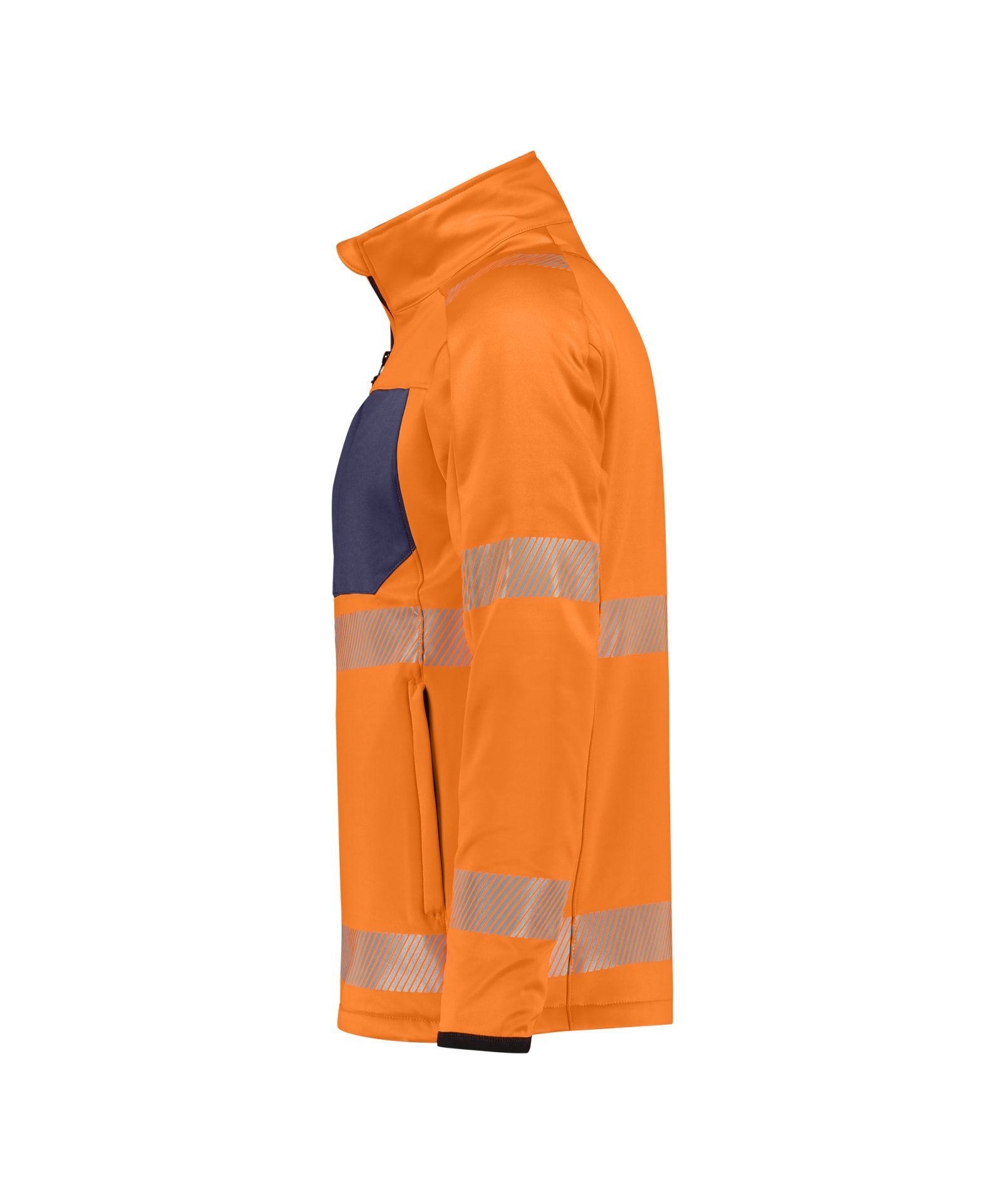 Dassy Camden fluo narancs-sötétkék jól láthatósági munkakabát - Image 3