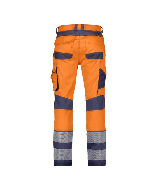 Dassy Minnesota fluo narancs-sötétkék jól láthatósági derekas munkanadrág - Image 2