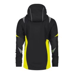 Alternative view of Dassy Kalama fekete-fluo sárga női softshell munkakabát