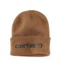 Carhartt 104068 kötött téli sapka- barna