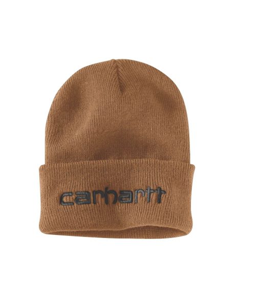 Carhartt 104068 kötött téli sapka- barna