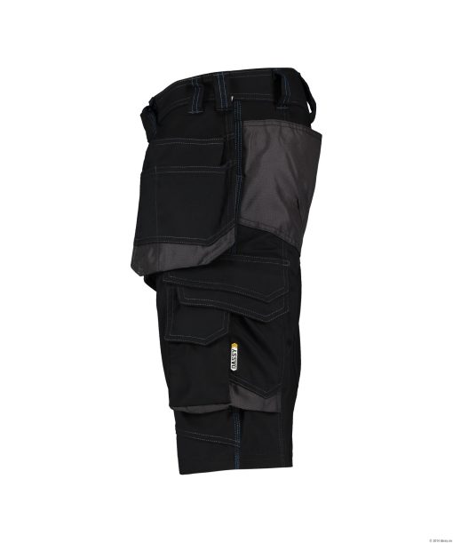 Dassy Bionic fekete-antracit szürke munka rövidnadrág - Image 3