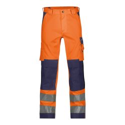 Dassy Buffalo fluo narancs-sötétkék jól láthatósági derekas munkanadrág