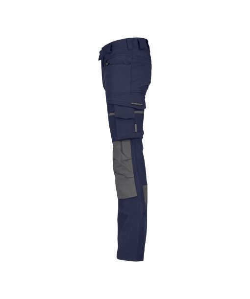 Dassy Impax Stretch Superflex sötétkék-antracit szürke derekas munkanadrág - Image 3