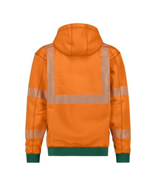 Dassy Evans fluo narancs-zöld jól láthatósági munkapulóver - Image 2