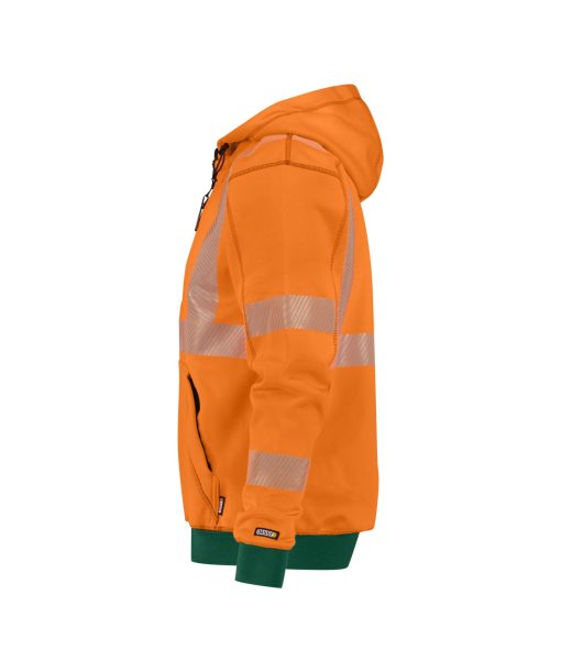 Dassy Evans fluo narancs-zöld jól láthatósági munkapulóver - Image 3