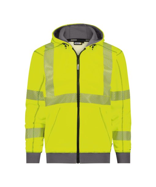 Dassy Evans fluo sárga-szürke jól láthatósági munkapulóver