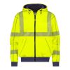 Dassy Evans fluo sárga-sötétkék jól láthatósági munkapulóver