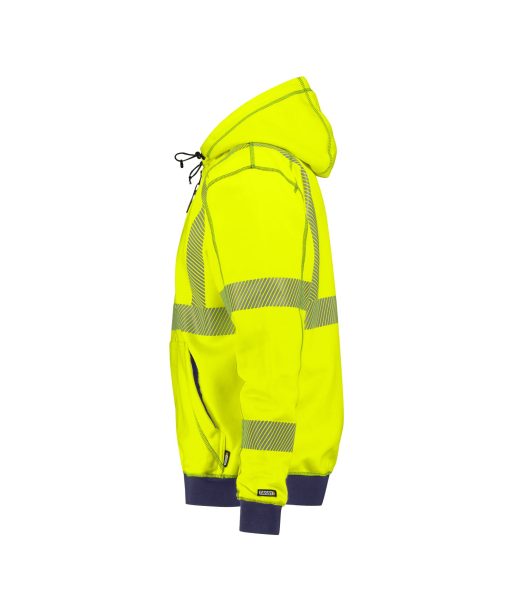 Dassy Evans fluo sárga-sötétkék jól láthatósági munkapulóver - Image 3
