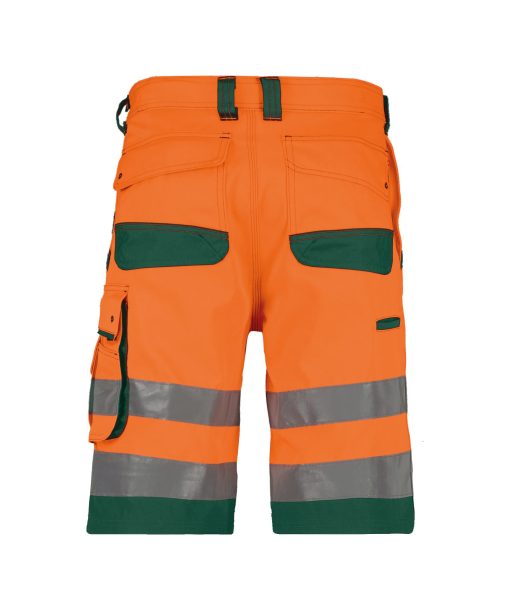 Dassy Lucca fluo narancs-zöld jól láthatósági munka rövidnadrág - Image 2