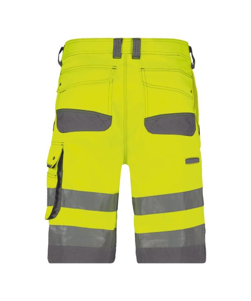 Dassy Lucca fluo sárga-szürke jól láthatósági munka rövidnadrág - Image 2