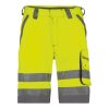 Dassy Lucca fluo sárga-szürke jól láthatósági munka rövidnadrág