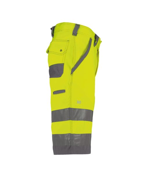 Dassy Lucca fluo sárga-szürke jól láthatósági munka rövidnadrág - Image 3