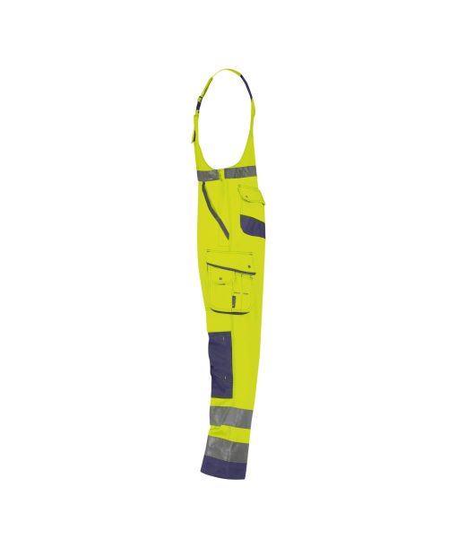 Dassy Malmedy fluo sárga-sötétkék jól láthatósági kertész munkanadrág - Image 3