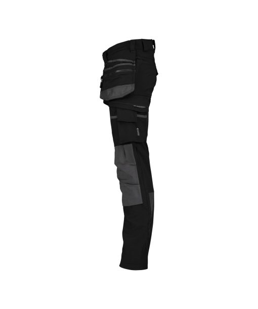 Dassy Matrix Stretch Superflex fekete-antracit szürke derekas munkanadrág - Image 3
