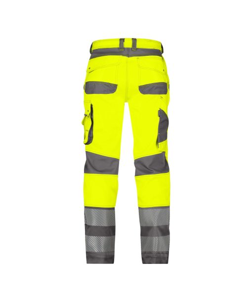 Dassy Minnesota fluo sárga-szürke jól láthatósági derekas munkanadrág - Image 2