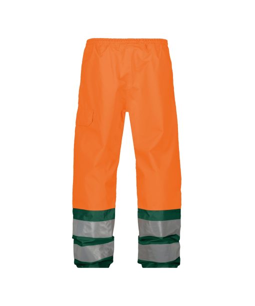 Dassy Sola fluo narancs-zöld jól láthatósági esőnadrág - Image 2