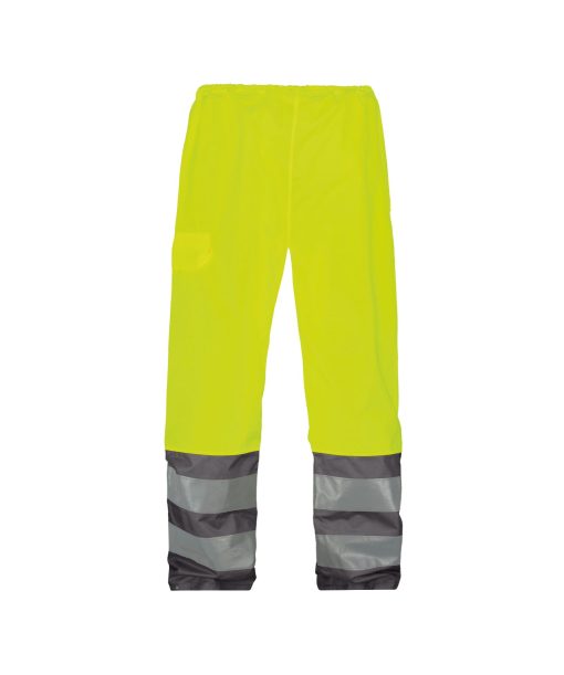 Dassy Sola fluo sárga-szürke jól láthatósági esőnadrág - Image 2