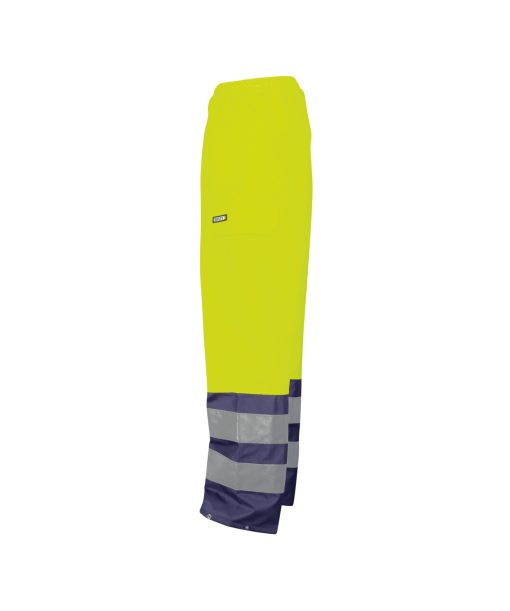 Dassy Sola fluo sárga-sötétkék jól láthatósági esőnadrág - Image 3