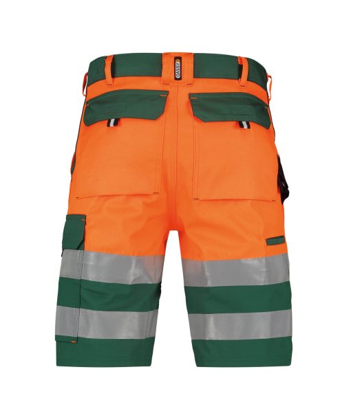 Dassy Venna zöld-fluo narancs jól láthatósági munka rövidnadrág - Image 2