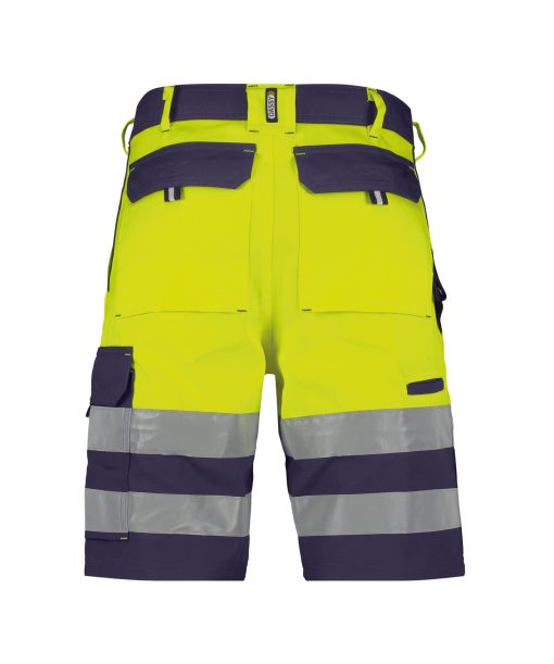 Dassy Venna sötétkék-fluo sárga jól láthatósági munka rövidnadrág - Image 2