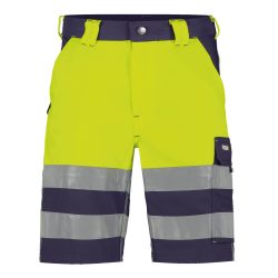 Dassy Venna sötétkék-fluo sárga jól láthatósági munka rövidnadrág