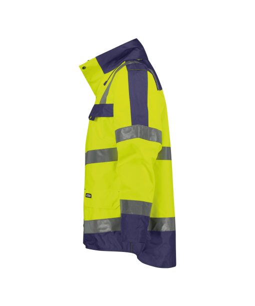 Dassy Atlantis fluo sárga-sötétkék jól láthatósági esőkabát - Image 3