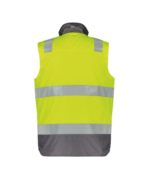Dassy Bilbao fluo sárga-szürke jól láthatósági mellény - Image 2