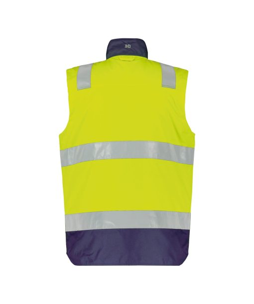 Dassy Bilbao fluo sárga-sötétkék jól láthatósági mellény - Image 2