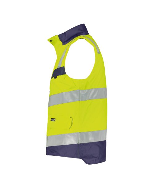Dassy Bilbao fluo sárga-sötétkék jól láthatósági mellény - Image 3