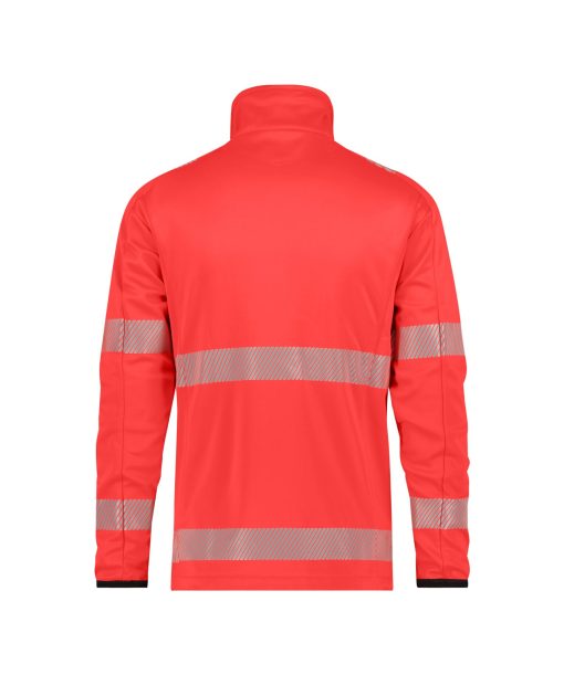 Dassy Camden fluo piros-szürke jól láthatósági munkakabát - Image 2