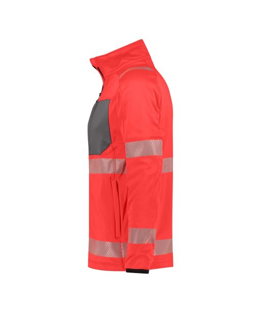 Dassy Camden fluo piros-szürke jól láthatósági munkakabát - Image 3