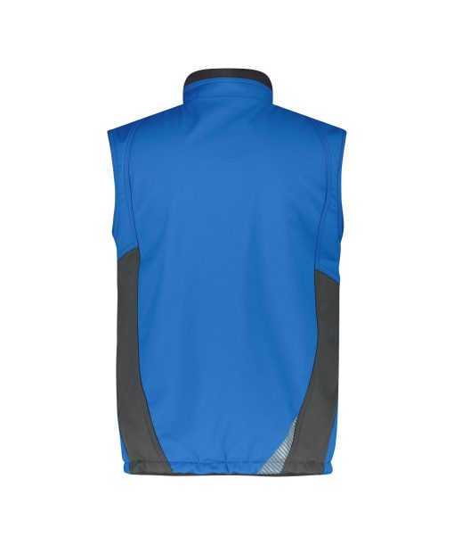 Dassy Fusion azúrkék-antracit szürke softshell mellény - Image 2