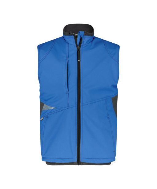 Dassy Fusion azúrkék-antracit szürke softshell mellény