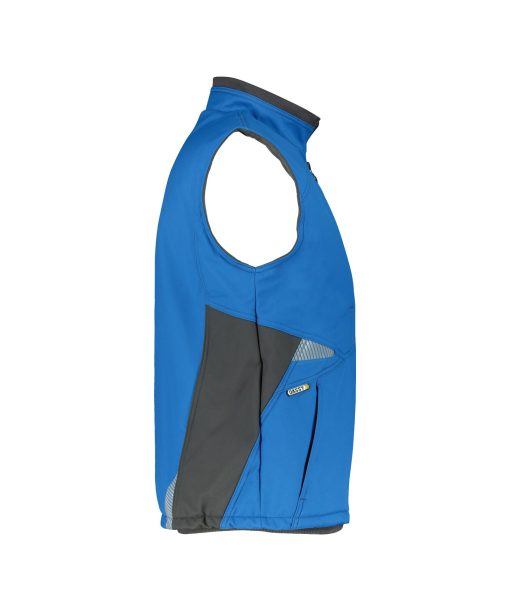 Dassy Fusion azúrkék-antracit szürke softshell mellény - Image 3