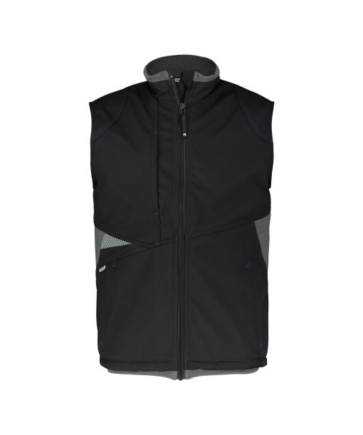 Dassy Fusion fekete-antracit szürke softshell mellény